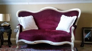 Rokoko Sofa org. 1840/1860 mit Expertise - Bild 1 von 6