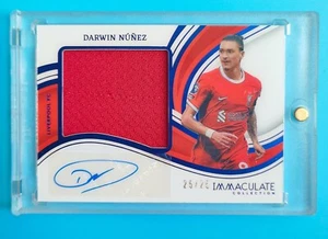 2023-24 Immaculate Benfica Darwin Núñez Patch 25/25 Auto 1/1 - Picture 1 of 2