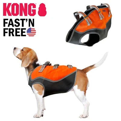 Kong Hunter Reflective Dog Hunting Safety Vest High Visibility Outdoor Walking