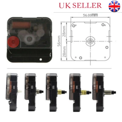 12888 Quartz Battery Wall Clock Movement Mechanism Repair Tool Replace Points UK - Image 1 of 4
