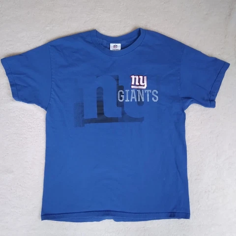 New York Giants Shirt Mens Large Blue Vintage NFL Team Apparel Embroidered 90s Cover