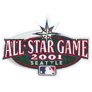 2001 MLB All Star Game In Washington Seattle Mariners Safeco Field Jersey Patch - Picture 1 of 2