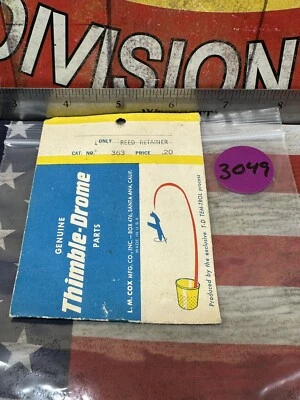 COX #363 REED RETAINER for: Thimble Drome BABE BEE 1pc. - Image 1 of 4