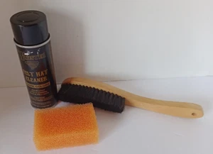 Twister Felt Hat Cleaner Black Dark Colors + Horse Hair Brush  + Hat Sponge  Lot - Bild 1 von 9