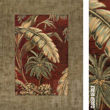 24W"x32H" TROPICAL II by SAMUEL BLANCO - EXOTIC FLORAL LEAVES PLANTS CANVAS