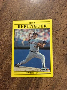 1991 Fleer #604 Juan Berenguer, Twins    n  ib - Picture 1 of 2