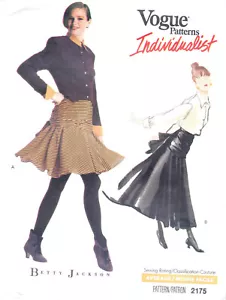 Vogue 2175 80s pattern Betty Jackson uncut size 6-10 wrap jacket skirt shirt - Picture 1 of 2