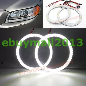 WH Halo Ring for Volvo V70 XC70 S80 Xenon Headlamp 2008-2016 Demon Angel Eye DRL - Picture 1 of 12