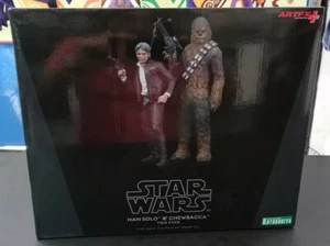 ACTION FIGURE KOTOBUKIYA ARTFX - STAR WARS - HAN SOLO E CHEWBACCA - 1/10 - Foto 1 di 10