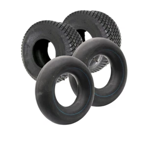2x Tubeless Reifen inkl. Schlauch 16x7.50-8 PR4 Winkelventil TR87 Aufsitzmäher - Bild 1 von 1