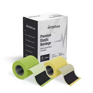 Bende elastiche premium FifthPulse con chiusura gancio e anello - rotoli 3 - Foto 1 di 12
