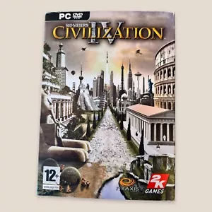 PC Game: Sid Meier's Civilization IV/4 Boxed Book Chart/Tree - Picture 1 of 4