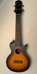 Epiphone Les Paul Acoustic Electric Ukulele Tobacco Sunburst - Picture 1 of 7