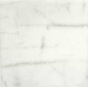 Carrara White 12x12 Polished Straight Edge Marble Tile Backsplash Kitchen Bath - Picture 1 of 3