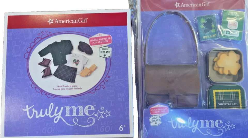 American Girl World Traveler Irish Souvenir Set for in Ireland Accessories