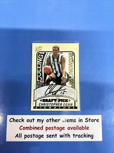 2005 Select AFL Tradition Draft Pick Signature Card DS10 Christopher Egan #568 - Picture 1 of 2