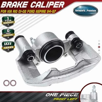 Pinza de freno de disco sin soporte para Kia Rio 01-02 Ford Aspire 94-97 delantera izquierda Foto 1 de 4