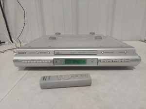 Sony ICF-CDK50 Under Cabinet Kitchen CD Player Radio AUX W/Remote Tested #2967 - Picture 1 of 8
