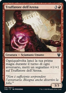 MTG Magic THB Theros Beyond Death - 1x ITA NM 126 C Truffatore dell'Arena - Picture 1 of 1