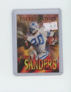 Barry Sanders 1996 Skybox Impact Excelerators Insert Card #9 Detroit Lions RB - Picture 1 of 2
