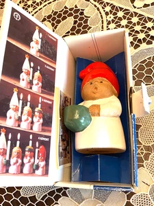 Schweden seltene Box Advent Tomte Gustavsberg Lisa Larson Figur Kerzenhalter 4-276 - Bild 1 von 12