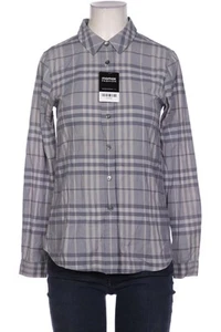 Burberry Bluse Damen Oberteil Hemd Hemdbluse Gr. XS Baumwolle Grau #8nsgykl - Bild 1 von 5