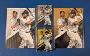Clayton Kershaw 4-Card Lot 2019 Topps Gold Label #34 w Gold 1/1 Class 3 & Jumbos - Picture 1 of 4