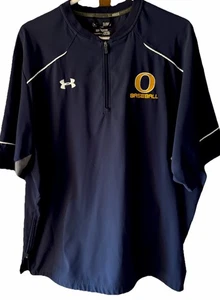Pullover Under Armour University Oregon Ducks Amarillo Azul Marino Talla XL Claro - Imagen 1 de 5