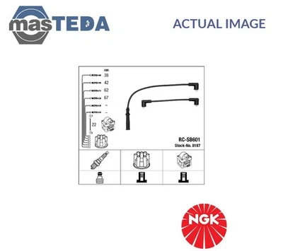 8187 IGNITION CABLE SET LEADS KIT NGK FOR SAAB 900 I,96,95,90,99 2L,1.5L - Image 1 of 4
