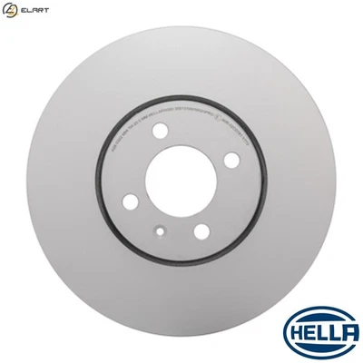 2x BRAKE DISC 8DD 355 131-991 FOR VW DKRA 1.0L 3cyl UP! - Image 1 of 4