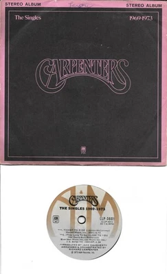 THE CARPENTERS  The Singles 1969-1973  EP with PicSleeve 45 - Image 1 of 2