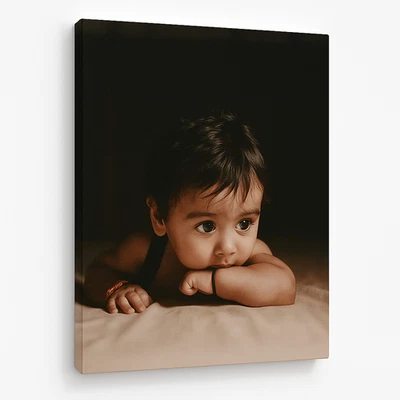 Personalised Photo Canvas Print Framed with Hang kit 8X12 A0 A1 A2 A3 A4 - Image 1 of 4