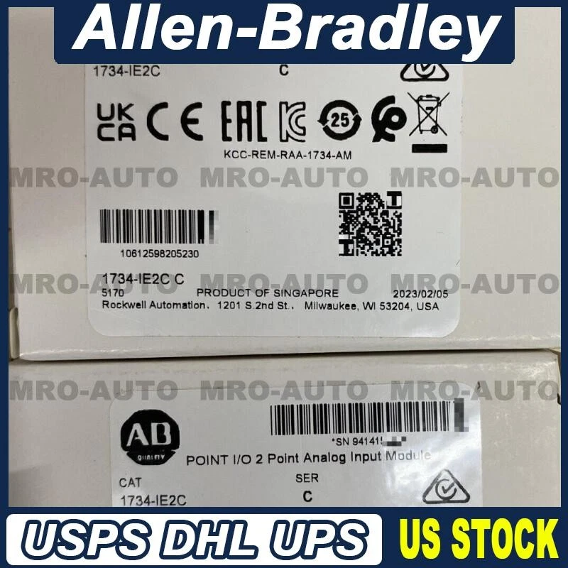 1734-IE2C Allen-Bradley Input Module POINT I/O, Analog New Sealed - US Free Tax - Image 1 of 1