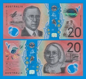 Australia 20 Dollars P 64a, 2019 UNC Polymer ( P 64 a ) - Picture 1 of 1
