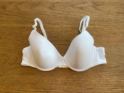 Victoria's Secret Smooth White Logo 38D T-Shirt Lightly Lined Demi Bra VS!! - Image 1 of 2