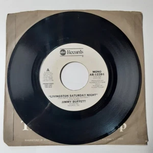 Jimmy Buffett - Livingston Saturday Night 7" Record 1978 Promo ABC Records Mono - Picture 1 of 2