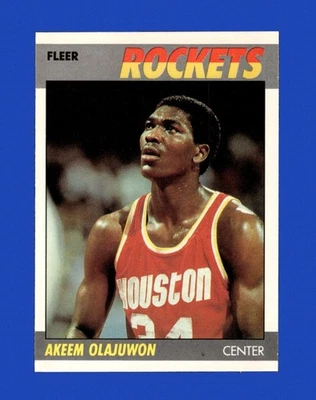 Fleer Set-Break 1987-88 # 80 Hakeem Olajuwon casi nuevo-como nuevo o mejor *GMCARDS* Foto 1 de 2