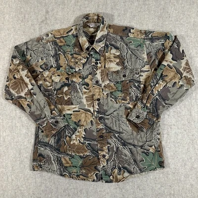 Vintage Walls Hunting Camo Shirt Mens Size Medium? Button Realtree Advantage - Image 1 of 4