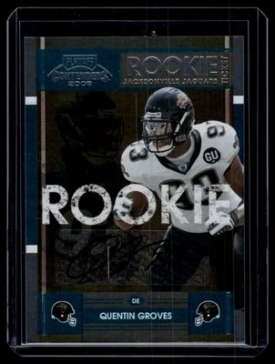 Quentin Groves 2008 Playoff Contenders Rookie Ticket Autograph Auto Card #186 - Image 1 of 2