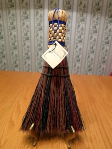 Vintage Herd Besen Schneebesen mit Griff Handarbeit Sassafras Co. Mountain Crafts - Bild 1 von 17