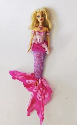 ♥ BARBIE ELINA FAIRYTOPIA MERMAIDIA CON CODA E ALI FARFALLA BAMBOLA DOLL VINTAGE - Imagen 1 de 4