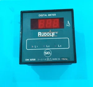 RUDOLF DM 3258 3 Phase Digital Ammeter CT 800/5A - Picture 1 of 5