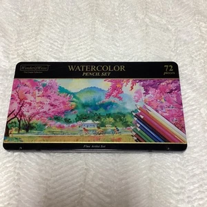 Wonder & Weiss Watercolor Pencil Set 72 Piece Fine Artist Set Of Pencils New - Picture 1 of 3