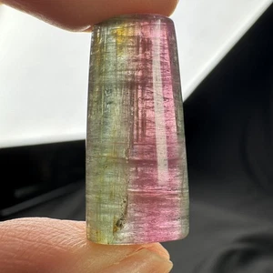 Colgante cabujón cristal turmalina sandía 27,5 quilates-6 - Imagen 1 de 10