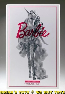 Muñeca Diosa Unicornio Serie Muse Mítica Barbie Etiqueta Dorada Mattel Sin Reserva Foto 1 de 4