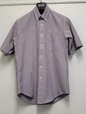 Vintage Mervyns Cambridge Oxford Shirt Mens Size 15 Short Sleeve Button Up USA - Image 1 of 4