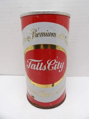 FALLS CITY STRAIGHT STEEL PULL TAB BEER CAN #62-15 LOUISVILLE KY. - Image 1 of 4