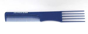 Vintage Comare Celcon Haarheber Rechenkamm - blau - patentiert - 8,5" Neu aus altem Lagerbestand - Bild 1 von 4