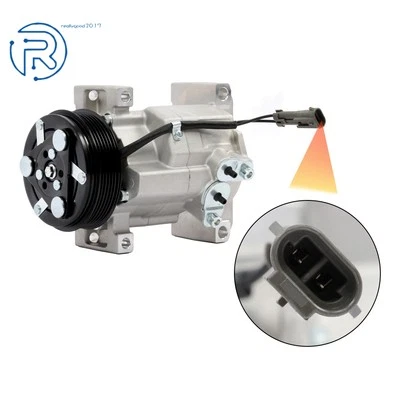 AC A/C Compressor For Chevrolet Silverado1500 2500 HD 3500 HD 03-2010 4.3L 6.6L - Image 1 of 4