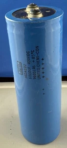 United Chemi-Con 6000uF 400V Capacitor 36DA102 9605L46 – Tested - Picture 1 of 2